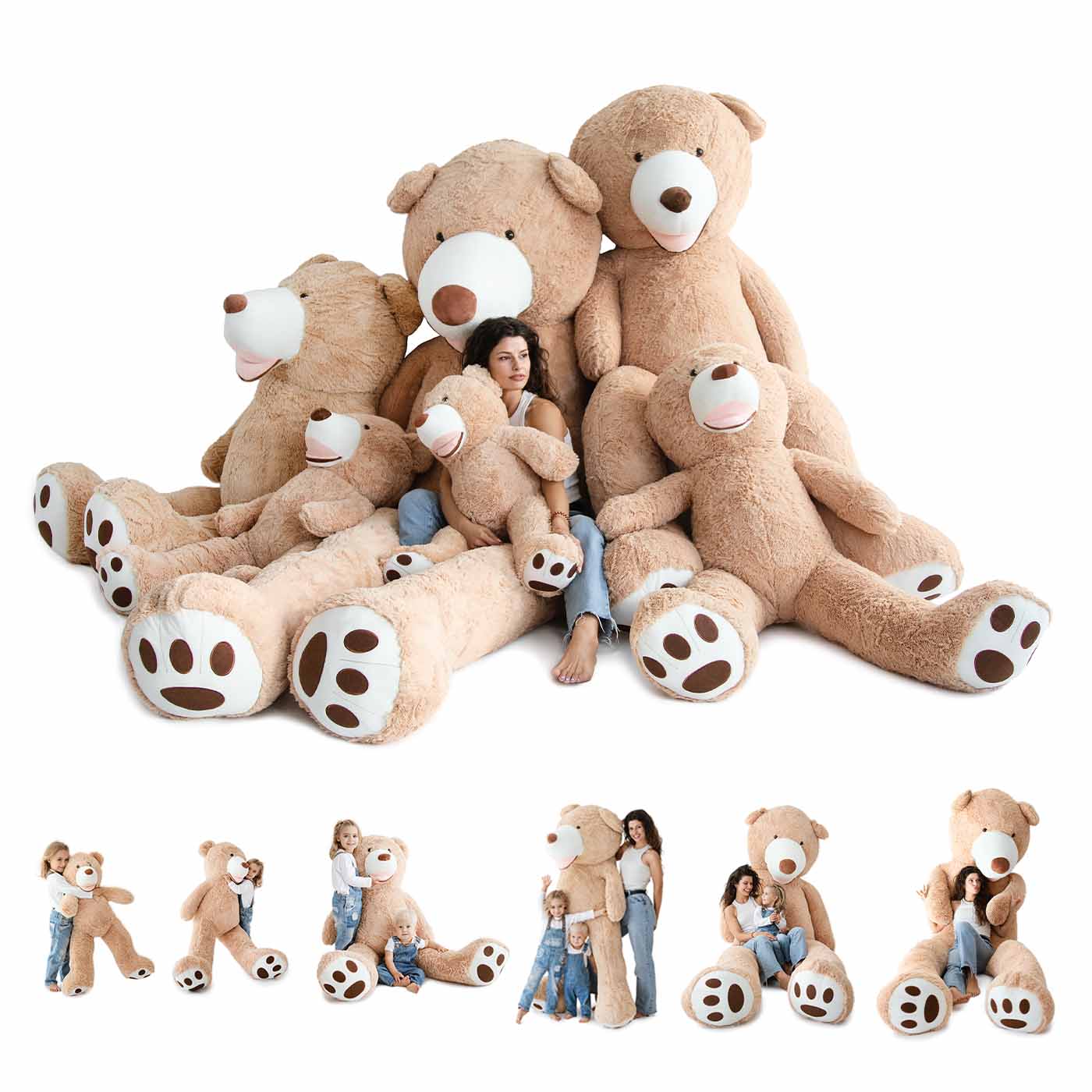 KomfortKissenGigantesco orsetto di peluche - Peluche gigante - .de